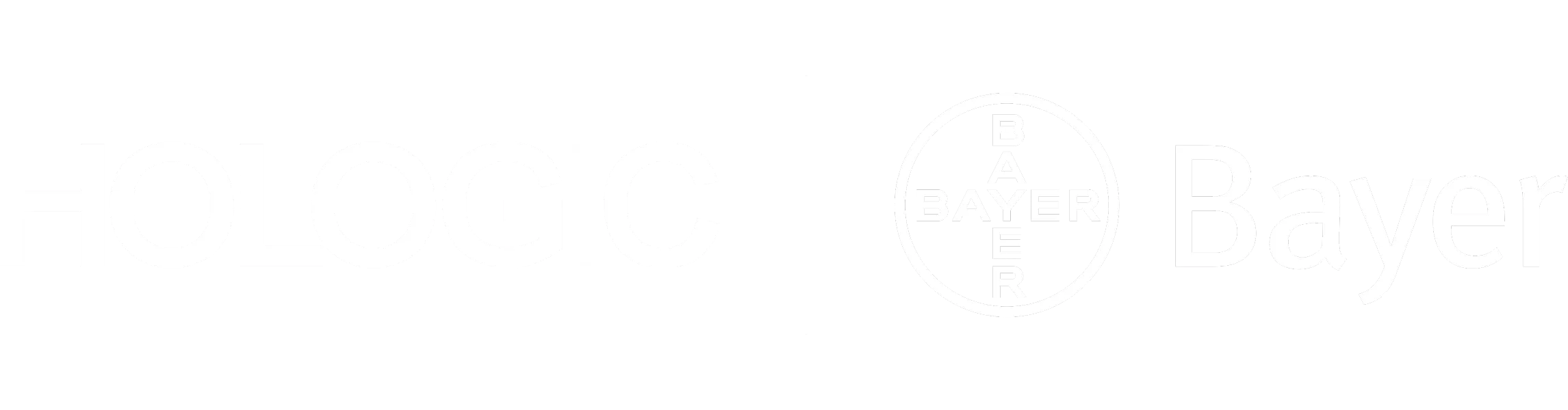 Hologic and Bayer logos on clear background